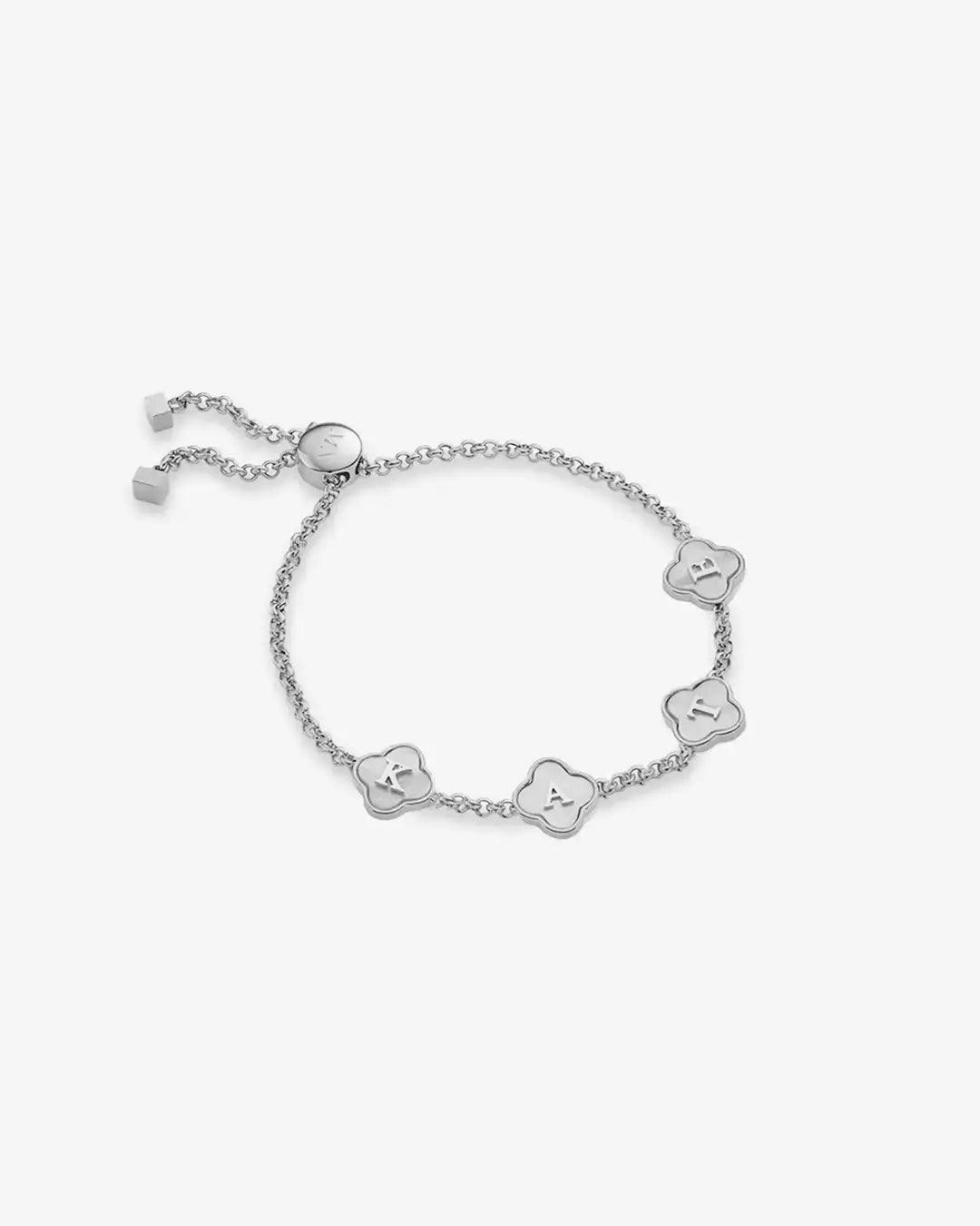 Klavertjevier armband