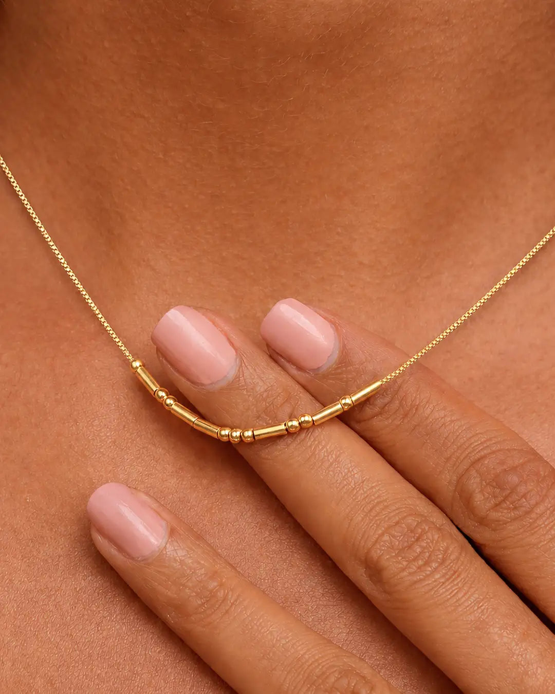 Morsecode ketting