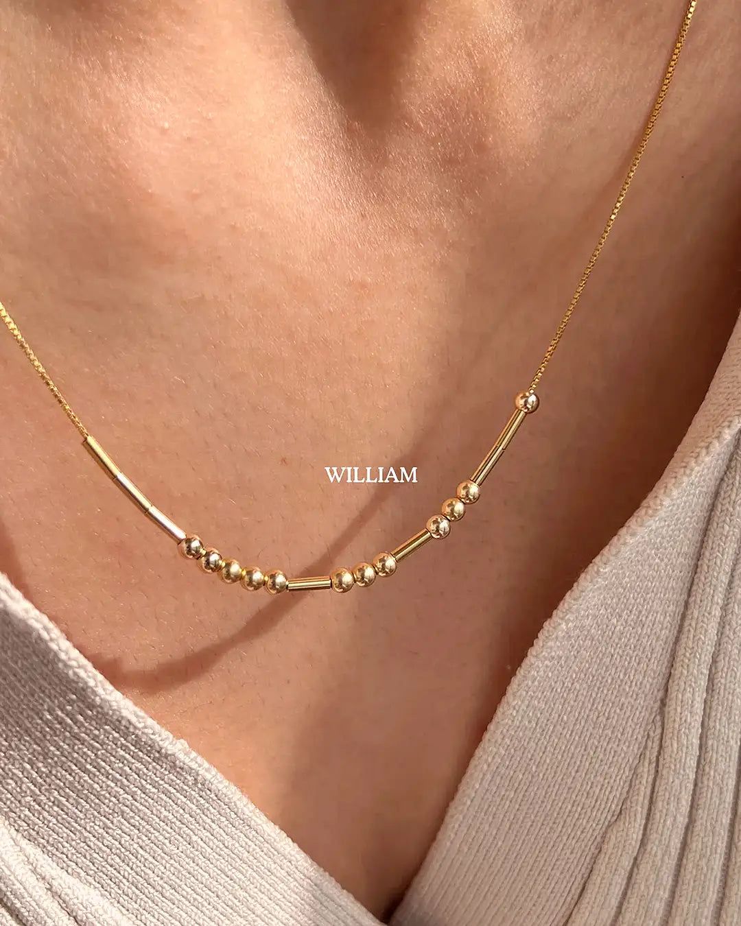 Morsecode ketting