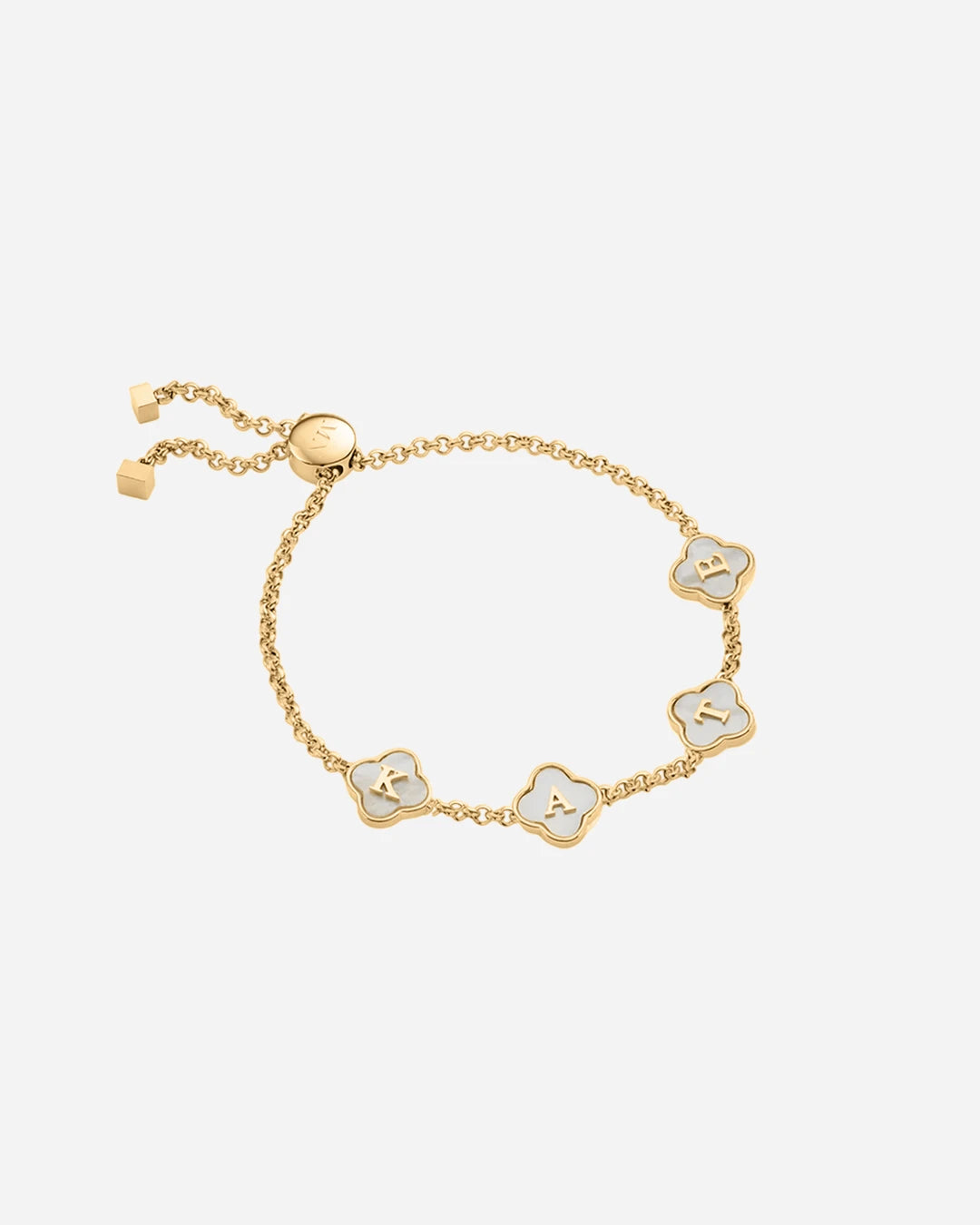 Klavertjevier armband